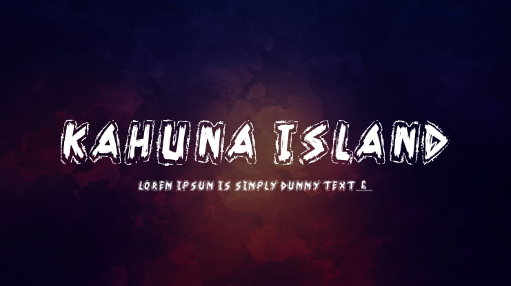 Kahuna Island Font