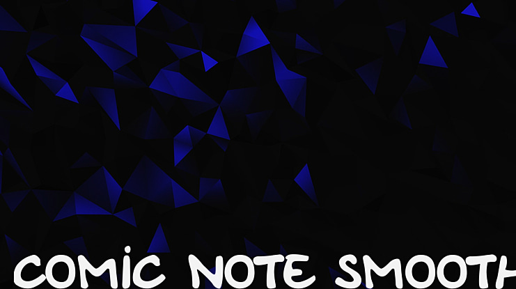 Comic Note Smooth Font
