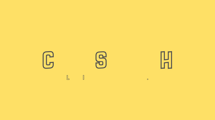 Crazy Sixties Hollow Font Family