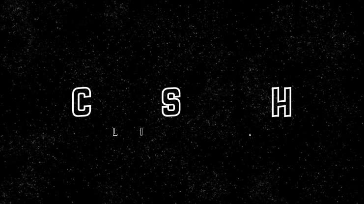 Crazy Sixties Hollow Font Family