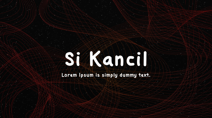 Si Kancil Font