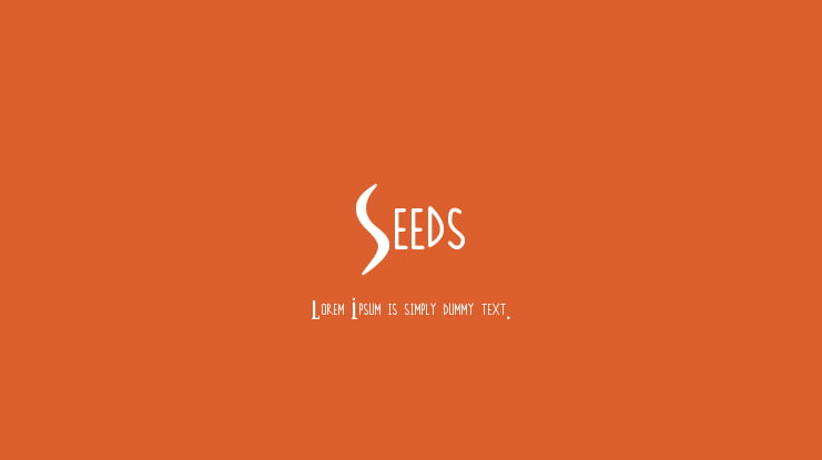 Seeds Font