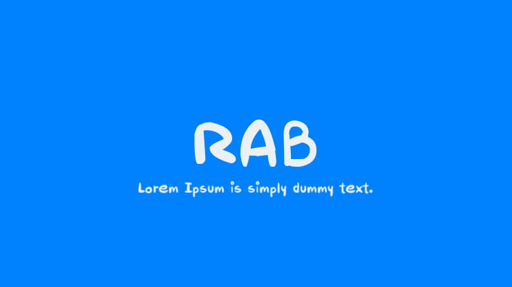 RAB Font