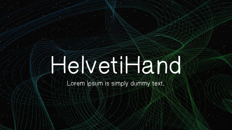 HelvetiHand Font