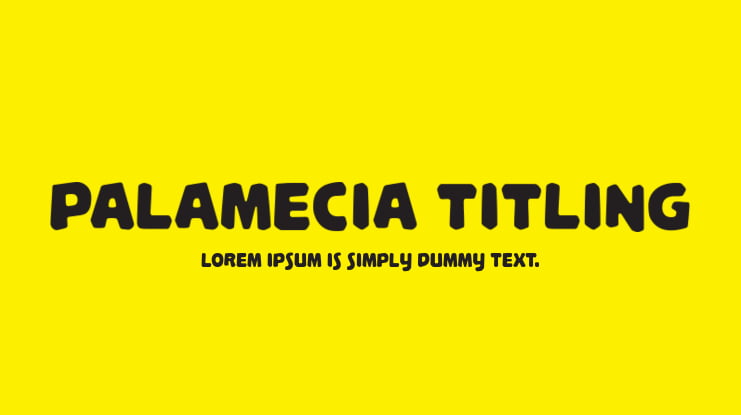 Palamecia Titling Font