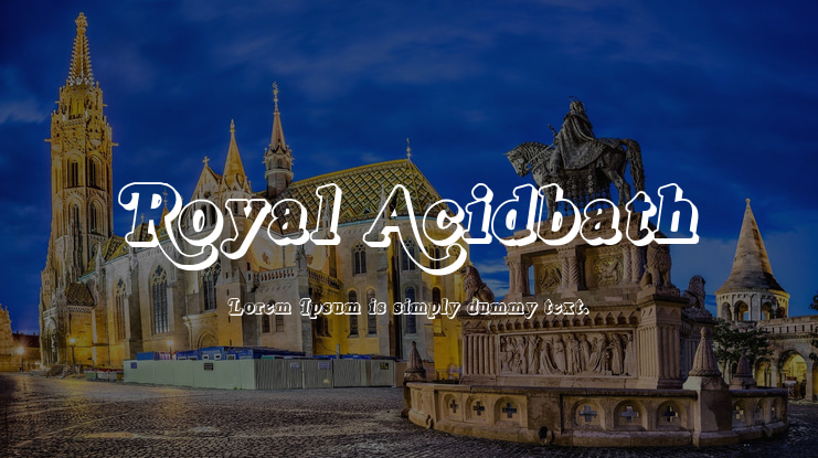 Royal Acidbath Font Family