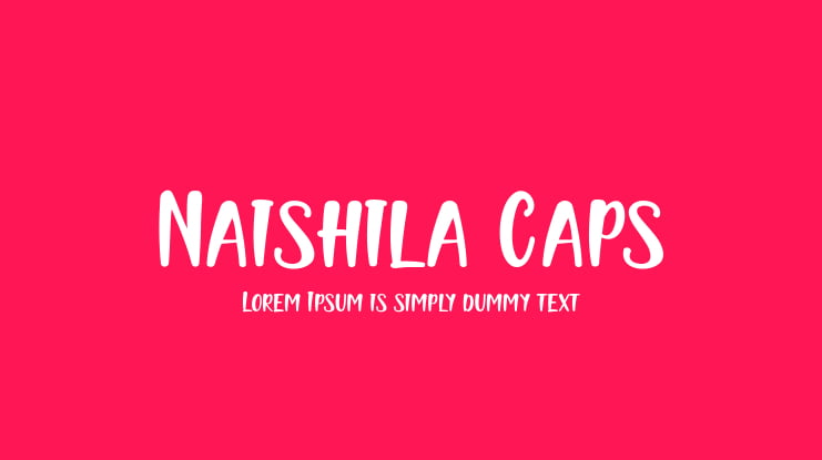 Naishila Caps Font