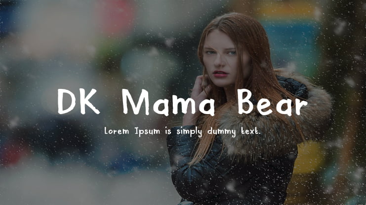 DK Mama Bear Font
