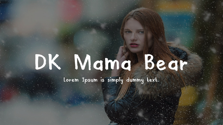 DK Mama Bear Font