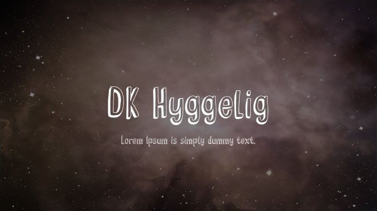DK Hyggelig Font