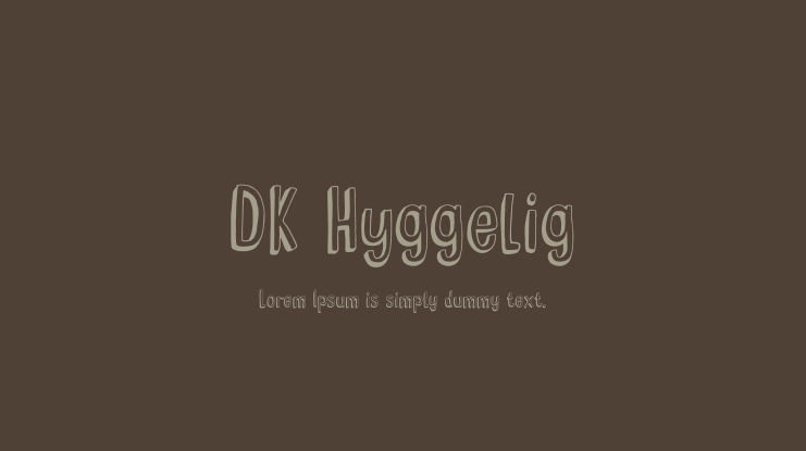 DK Hyggelig Font