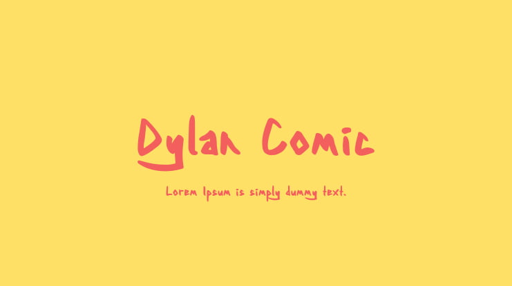 Dylan Comic Font