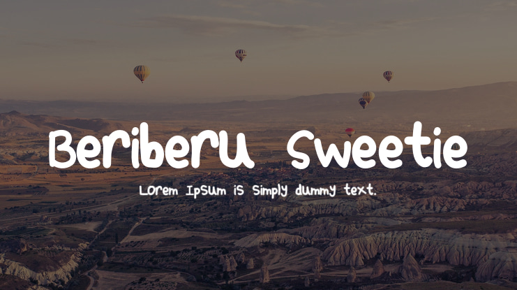 Beriberu Sweetie Font
