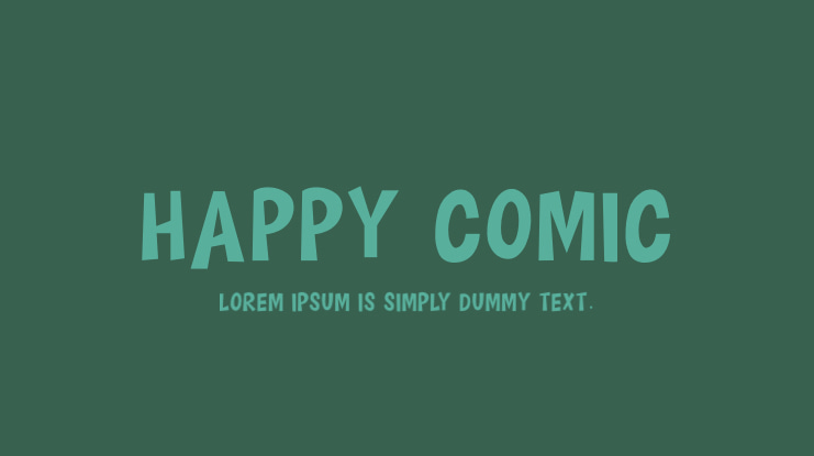 HAPPY COMIC Font
