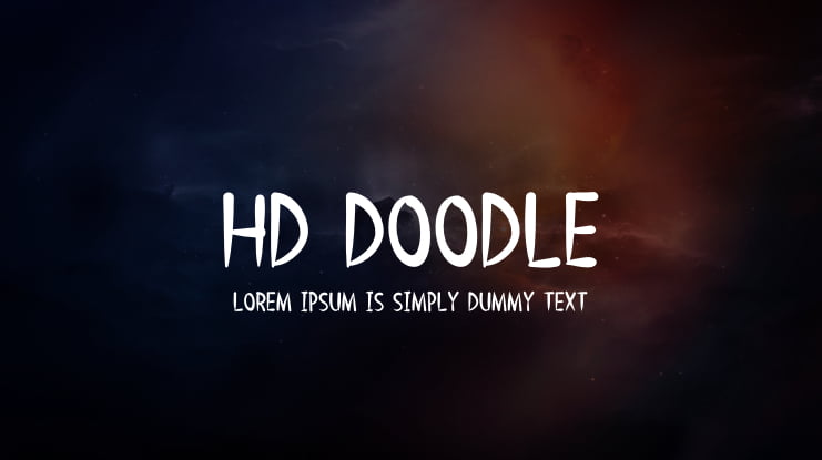 HD DOODLE Font