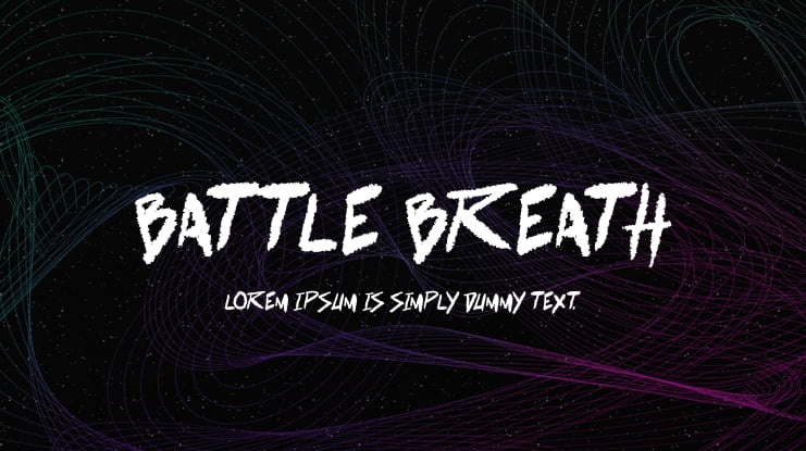battle breath Font Family