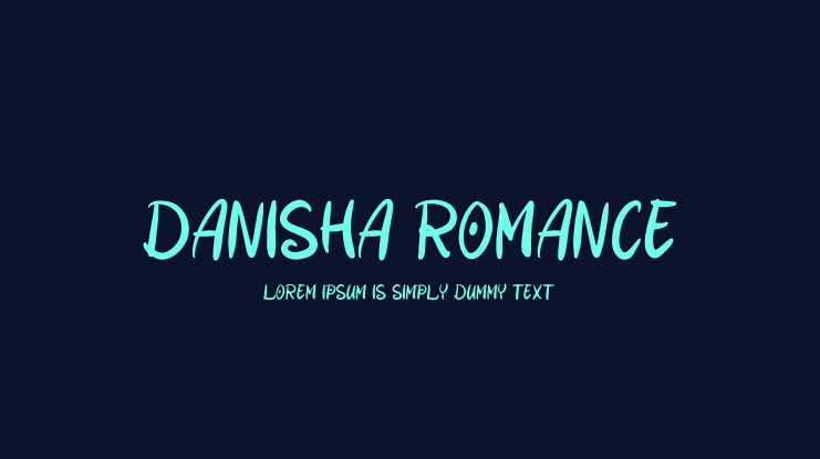 Danisha Romance Font