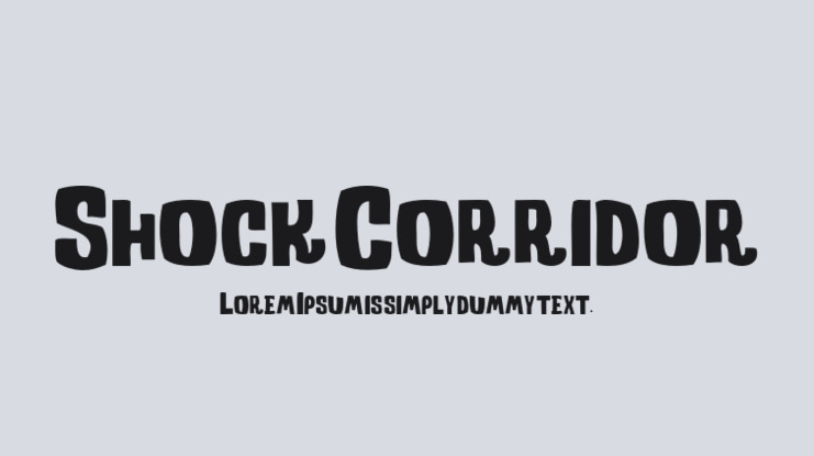 Shock Corridor Font