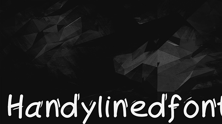 Handylinedfont Font