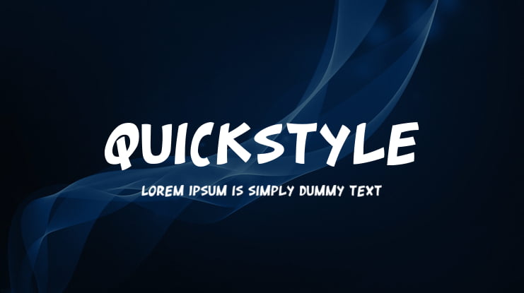 quickstyle Font
