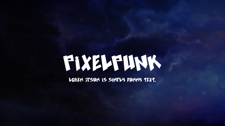 pixelpunk Font Family