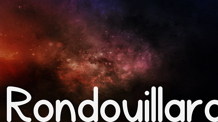 Rondouillard Font Family