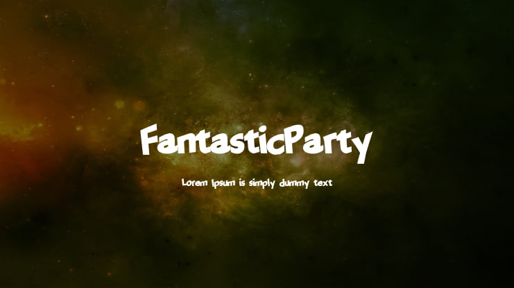 FantasticParty Font