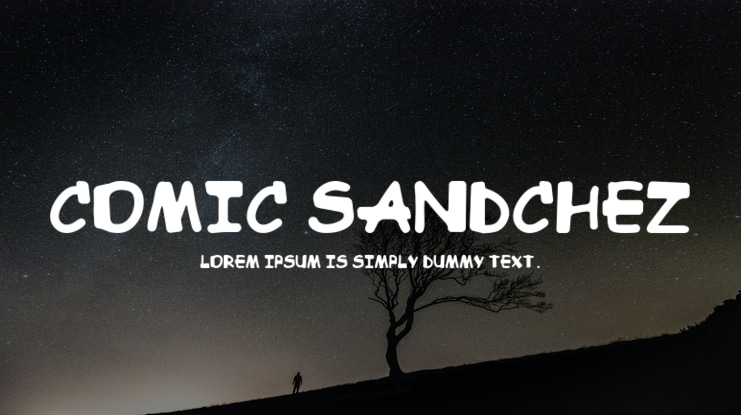 Comic Sandchez Font