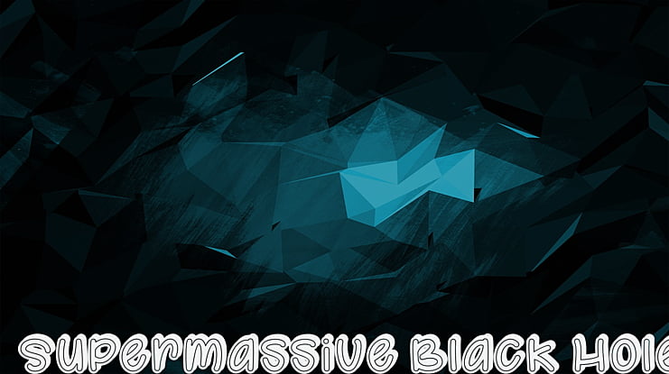 Supermassive Black Hole Font