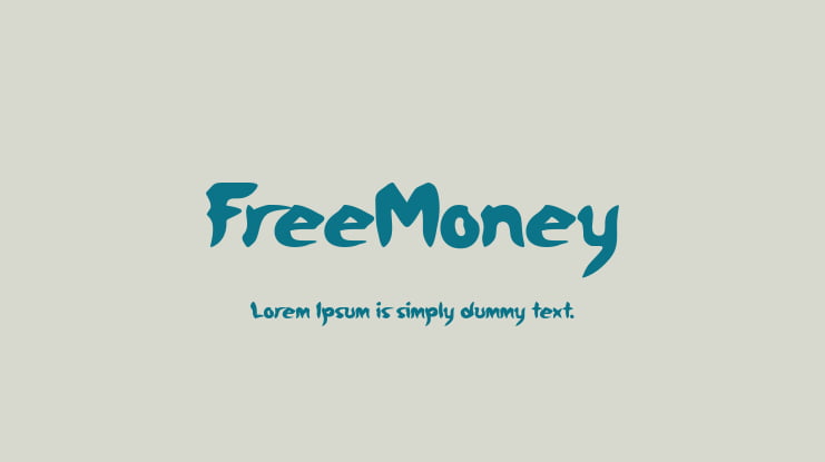 FreeMoney Font
