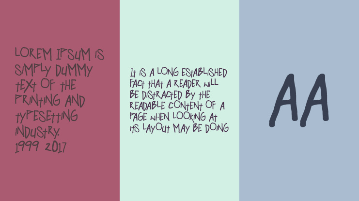 hangover monday Font Family