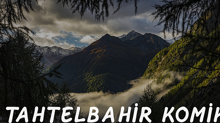 Tahtelbahir komik Font