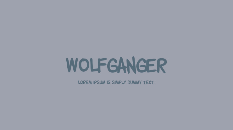 Wolfganger Font