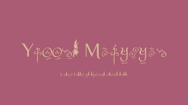 Yellow Magician Font