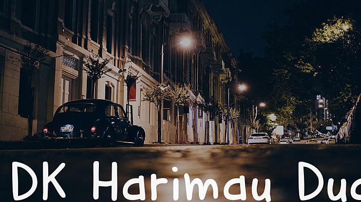DK Harimau Dua Font
