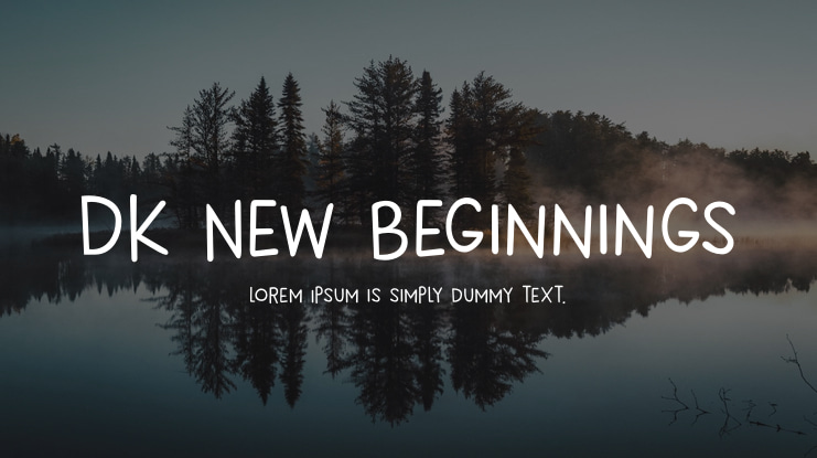 DK New Beginnings Font