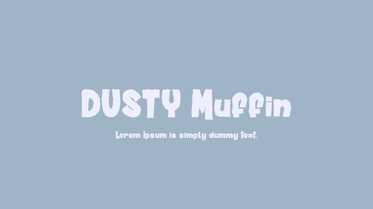 DUSTY Muffin Font