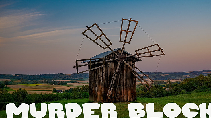 Murder Block Font