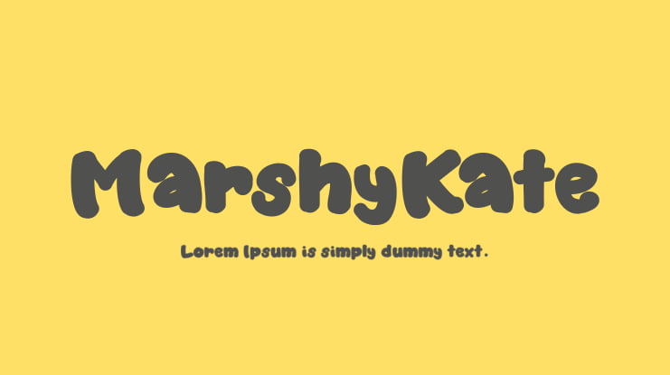 MarshyKate Font