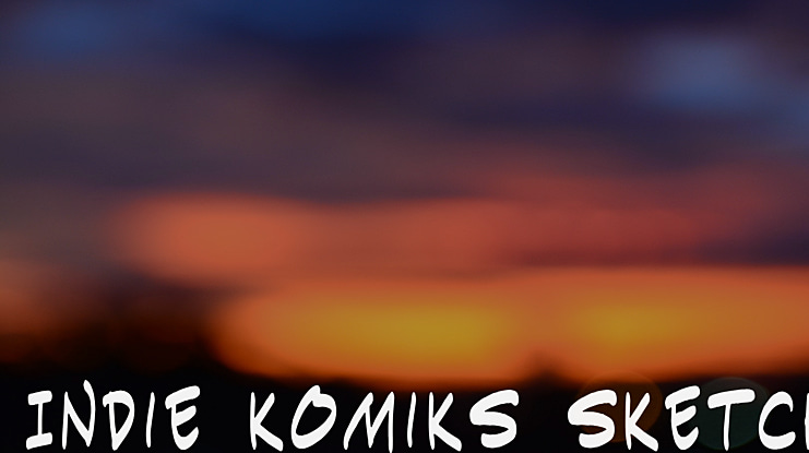 Indie Komiks Sketch Font Family