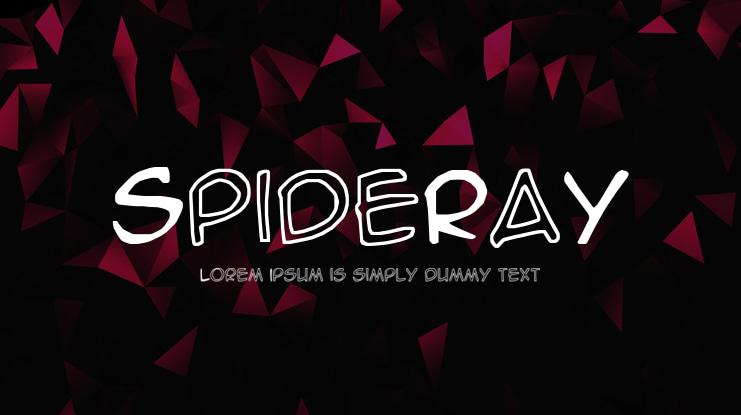 SpideRaY Font
