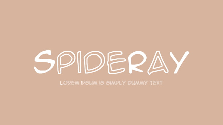SpideRaY Font