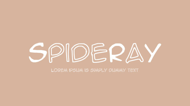 SpideRaY Font