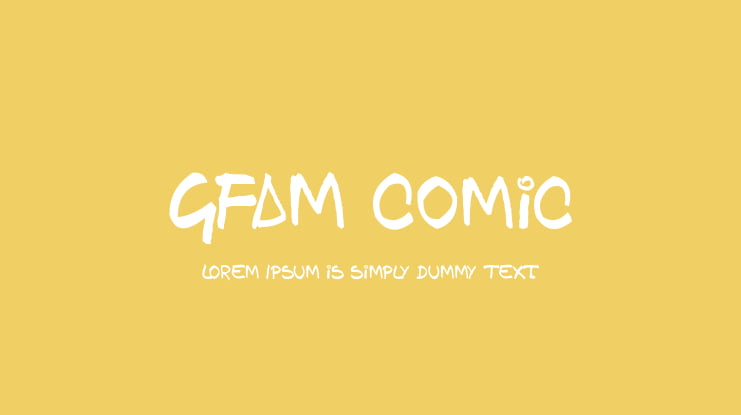 GFAM Comic Font