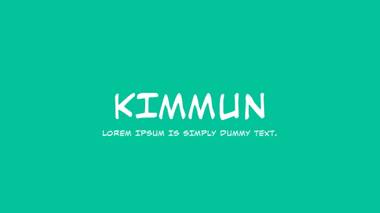 Kimmun Font