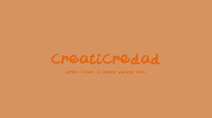 CreatiCredad Font