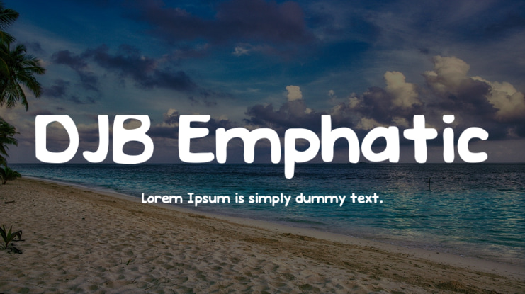 DJB Emphatic Font