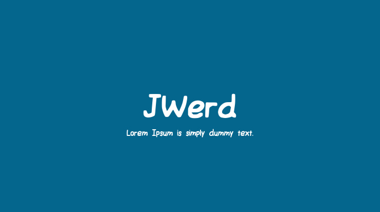 JWerd Font