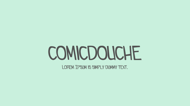 comicdouche Font Family