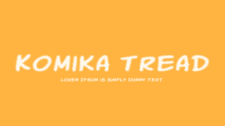 Komika Tread Font